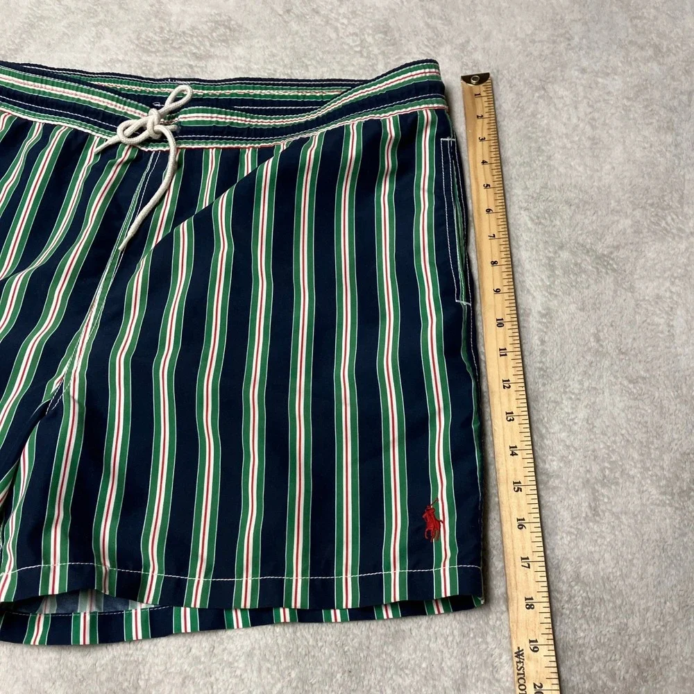 Vintage 80s 90s Polo Ralph Lauren Pony Swim Trunks 5